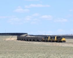 Coming down the big hill into Chivington. Apparently the rest of the line is 25mph, but there's a 10mph slow order from the top of the hill to the bridge at the bottom.