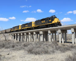 Crossing Sand Creek on the other side of Chivington