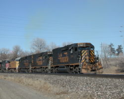 Waiting for a track inspector to pass at Leyden