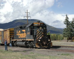 DRGW 3097 and crew getting ready to depart