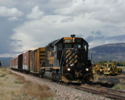 We're being chased by a storm all the way back