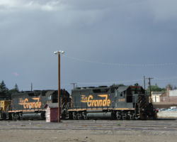 DRGW3097 & 3128 looking good in the warm light