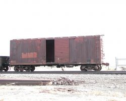 Nice old D&RGW boxcar in Blanca, CO
