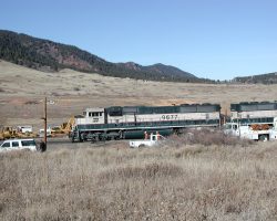 The second southbound BNSF to come through...