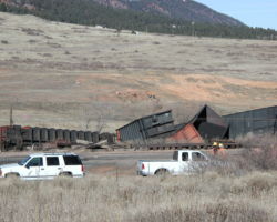 The big mass pile of cars waiting to be picked up