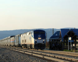Now almost four hours down, the Zephyr pulls into the small station at Fraser, CO