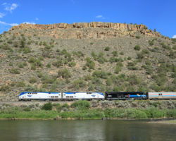 Running along the Colorado River near McCoy