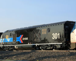 A rear 3/4 of the conductor's side