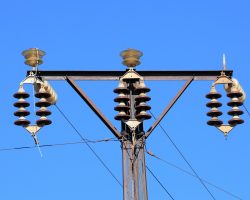 Where the line south of of Lowell used to pass over Hwy 92, the wires are cut and two of the three 331s survive.