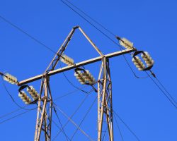 The Pyrex suspensions on one of the Lowell-Douglas towers