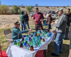 Lots of glass (and porcelain) goodies changing hands