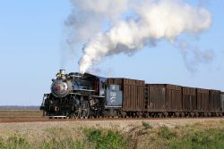 With unseasonably cold weather, 148 puts off some nice steam effects early in the morning