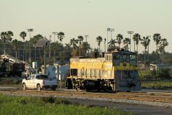 US Sugar 204, one of the switch engines that tends to the Clewiston mill. It's former Kennecott Copper 122.