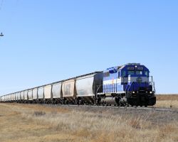 Leaving Eads eastbound