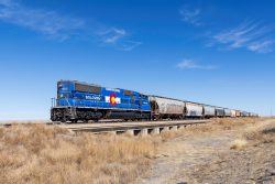 Crossing Black Draw, east of Sugar City