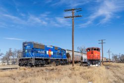 Passing the sad-looking ex-V&S M420W at Ordway.