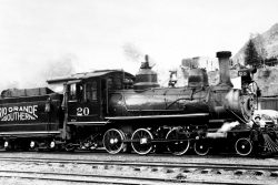 RGS 20 at Rico on its only Rocky Mountain Railroad Club trip on May 30, 1947. Nathan Holmes collection, photographer unknown, but I suspect it's Richard Kindig.