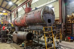 The cab end of RGS 20 on the fireman's side. September 20, 2014