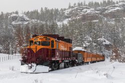 Friday's returning photographer train at the Shalona crossing. RGS 20 is behind it at Rockwood