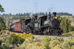 Climbing up towards Big Horn in the upper Whiplash Curve.