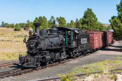 Arriving into Big Horn. I like the track here - it looks almost RGS-like without the fresh, deep ballast of the rest of the mainline