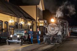 At the Durango depot on Tuesday night