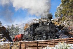 Popping out of a cut on the north end of the high line