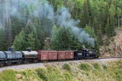 Heading back to Antonito at Long Creek