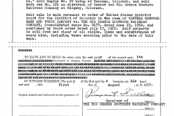 The bill of sale for RGS 20 and 021 to the RMRRC, as reprinted in the March 2020 Rail Report