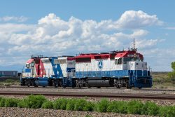 The test center (TTC, not MxV) sent down DOTX 203 and 2001 to pick up the train.